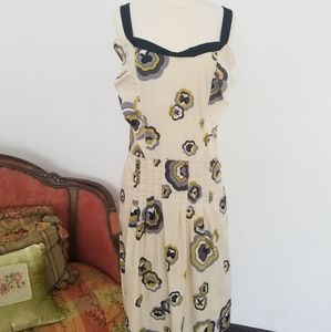 miu miu floral print summer dress